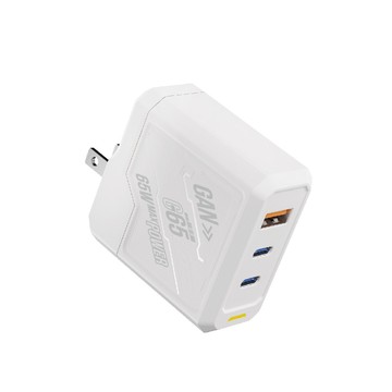 KTNET G65 GAN氮化鎵1A2C充電器 PD65W 白