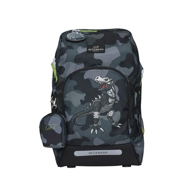 Beckmann - AIR FLX 擴充護脊書包 20~25L - 酷帥黑恐龍 3.0