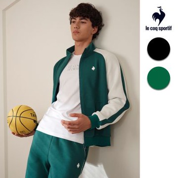 法國公雞 撞色復古針織運動外套 男款 二色 LWX61361