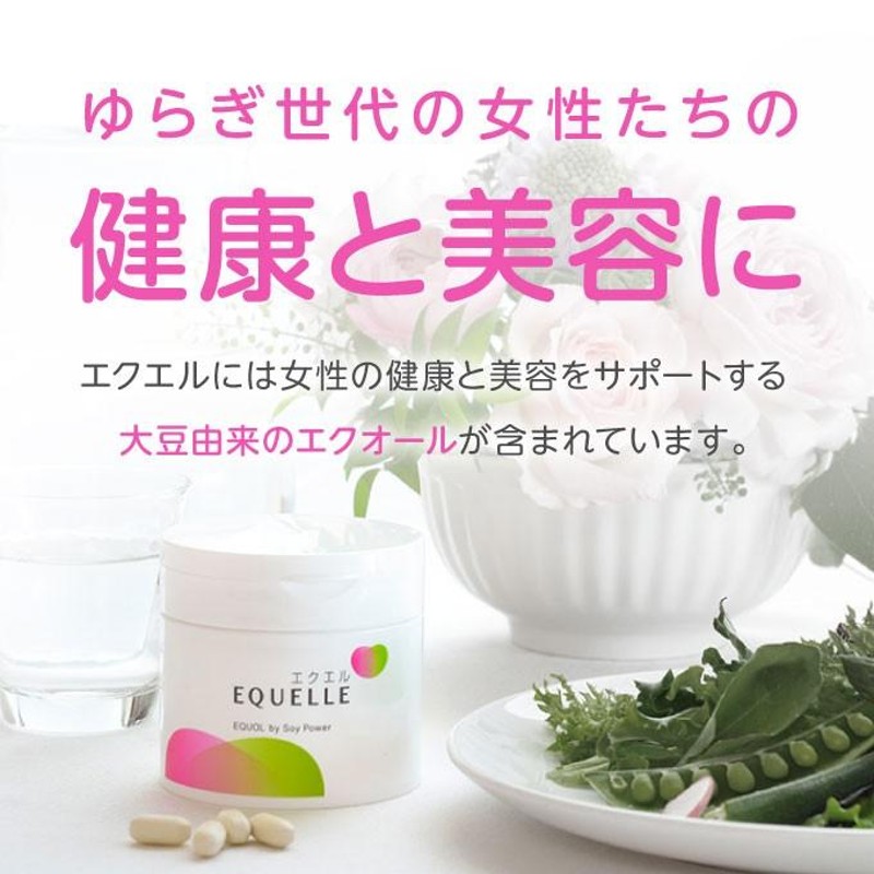 商品状態購入時期【未開封 新品】EQUELLE エクエル パウチ 2袋セット