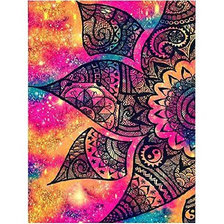 KTHOFCY 5D DIY Diamond Painting Kits for Adults Kids Mandala Full Drill Embroidery Cross Stitch Crystal Rhinestone Paintings Pictures Arts Wall Decor