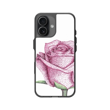 iPhone 17 Clear (相機按鈕) 酷墨灰 - MOLECULARTS - 玫瑰