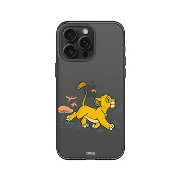 iPhone 15 Pro Max Clear 酷墨灰 - Disney - Lion King 迪士尼-獅子王 - 辛巴成長中