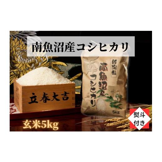 ふるさと納税 新潟県 南魚沼市 南魚沼産こしひかり玄米（5kg）新潟県 特A地区の美味しいお米。