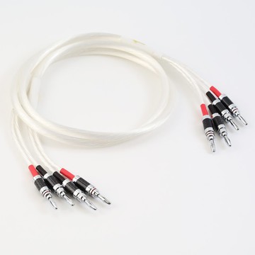 單晶銅鍍銀 喇叭線 香蕉頭 5NOCC【川木】發燒音響喇叭線【M15】