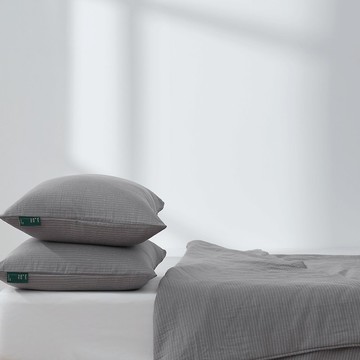 好關係 HAOKUANXI | 沈穩羽灰-二重紗透氣枕套