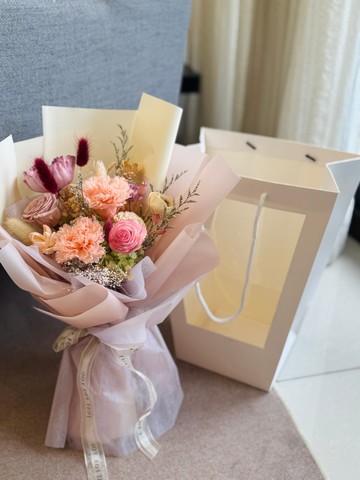 畢業花束 謝師花束 附花禮提袋