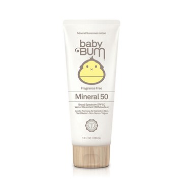 Baby Bum Mineral Sunscreen Lotion SPF 50 Fragrance Free 3 fl oz