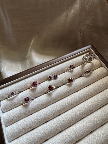 【戒指】1月的誕生石-石榴石.S925.寶石.海底輪