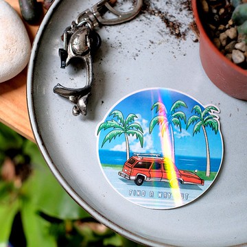 虹彩防水貼紙 - vacations