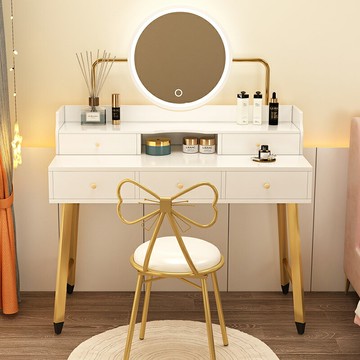 化妝梳妝台 北歐梳妝台臥室小戶型現代簡約網紅ins風小型化妝台輕奢化妝桌子