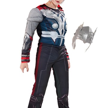 Kori Deer 可莉鹿 男童萬聖節童裝-英雄多款 派對表演服  M(120~130cm)  Superhero 黑色  1入