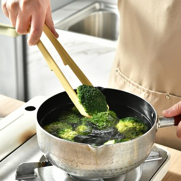 洛陽牡丹 一體矽膠夾子耐高溫廚房烤肉夾防燙煎牛排夾烤肉食物夾麵包夾