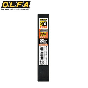 又敗家@日本OLFA特專黑刃加長型刀片BBLG50K壁紙刀替刃 185B專用刀片 152B刀片 9mm加長刀片 185B替刃 185BC刀片【全館299超取免運】【APP下單點數4倍送】