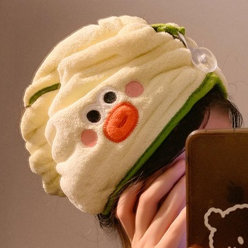 幹髮帽 可愛幹髮帽女超強吸水速幹不掉毛包長頭髮毛巾洗頭珊瑚絨浴帽成人 QU6Z