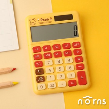 【Norns】迪士尼小熊維尼計算機- Norns Original Design正版授權 Winnie the Pooh太陽能雙電源計算機
