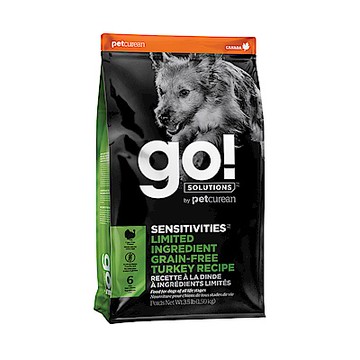 Go! 低致敏火雞 6磅 狗狗低敏系列 單一肉無穀天然糧 (狗糧 狗飼料 肥胖犬 體重控制)