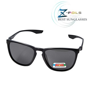 Z-POLS 名牌風格TR90輕量框體材質 搭頂級Polarized寶麗來偏光黑抗UV400太陽眼鏡
