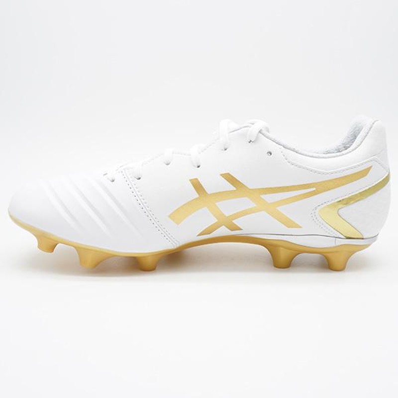 DS LIGHT ワイド アシックス asics 1103A069-122 ホワイト×リッチゴールド サッカースパイク | LINEブランドカタログ