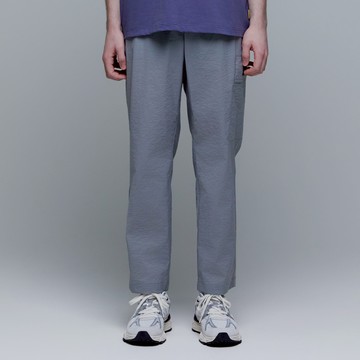 男女同款 DIMER 平織工裝錐形長褲 - 灰色