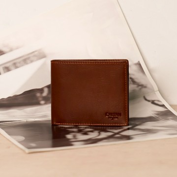 『新品上市』老爺有喜 真皮輕薄對折零錢短夾(075236cd)