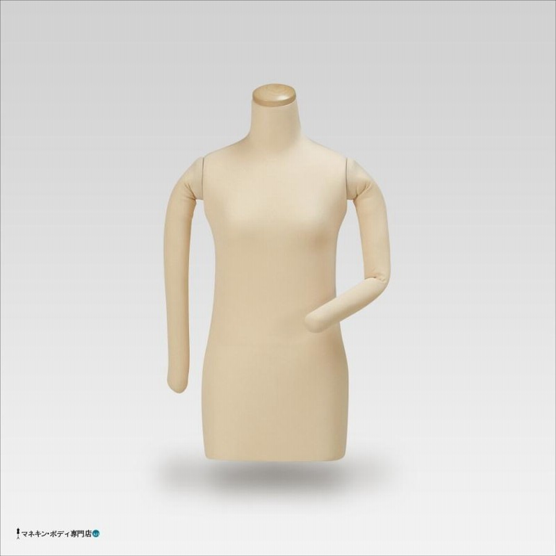 送料無料・和装トルソーベージュ着付けマネキン 和装ボディ 和装