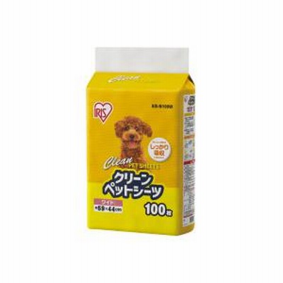 ato6617-5278  1回使いきりペットシーツ ワイド 1箱(100枚入り) 1ケ アイリスオーヤマ ES-N100W