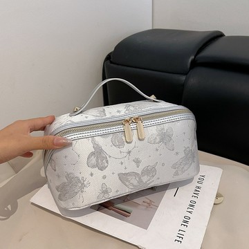 新款國風化妝包女便攜大容量手提高級感旅行洗漱化妝品收納包 化妝包收納