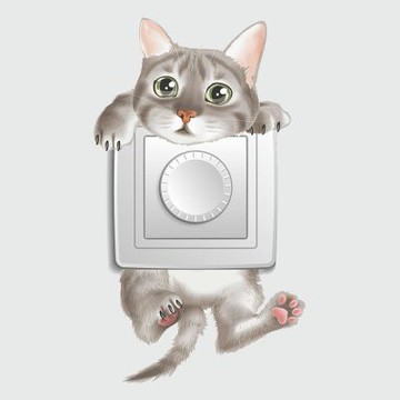 【MR.ZAKKA】創意萬用裝飾貼紙-動物主題 趣味可愛卡通貓咪 居家布置 DIY可移式壁貼 無痕壁貼 牆貼