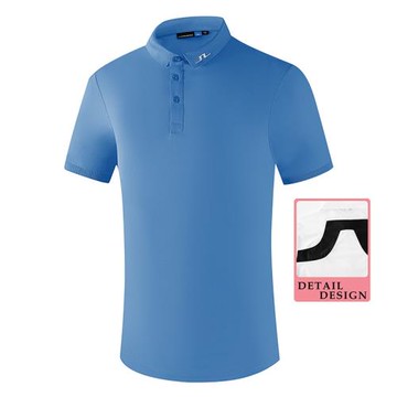 【特價】M 高爾夫短袖男士夏季POLO衫 Golf 彈力透氣運動t恤#2203