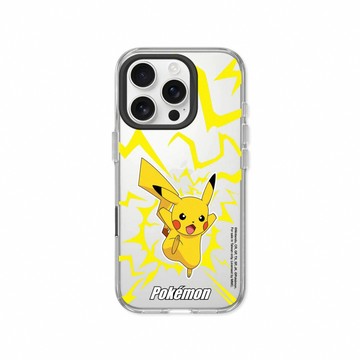RHINOSHIELD iPhone 14/Plus/Pro/Pro Max Clear 抗黃化透明防摔手機殼｜寶可夢系列-戰鬥系列-皮卡丘