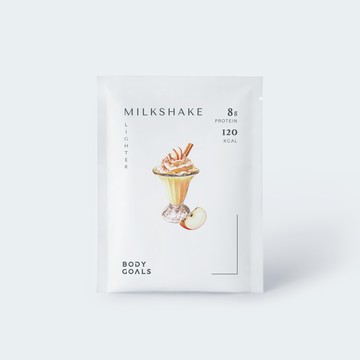 飽飽控卡白奶昔 - 蘋果歐蕾 (葷)