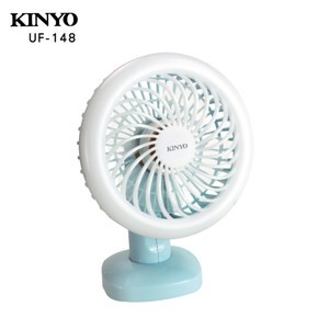 KINYO UF-148 充電式桌立+手持兩用風扇