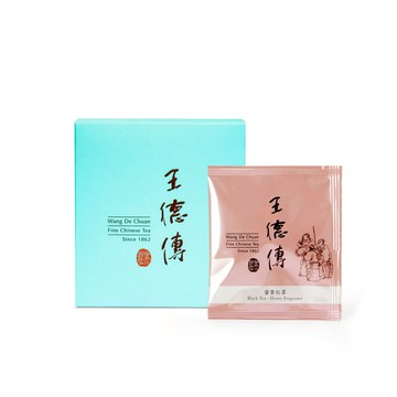 蜜香紅茶三角立體茶包10入-王德傳
