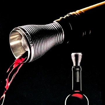 五合一隨身型醒酒器-黑(2入)送隨身收納袋