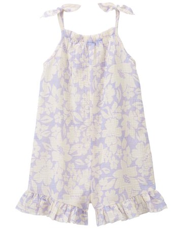 Kid Floral Print Romper