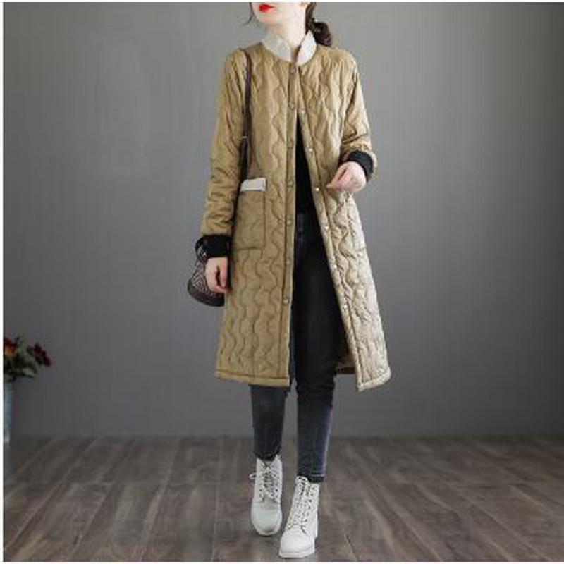 1412コート インナーダウンとしても使える ノーカラー キルティングコート レディース ダウンコート フリサイズ ズーティー サニーヒート インナーロングコート 通販 Lineポイント最大1 0 Get Lineショッピング