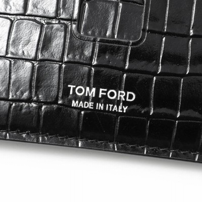 美品✨トムフォード　マネークリップ　カードケース　サフィアーノ　レザー　ブラック トムフォード TOM FORD カードケース YM341 LCL081G 1N001