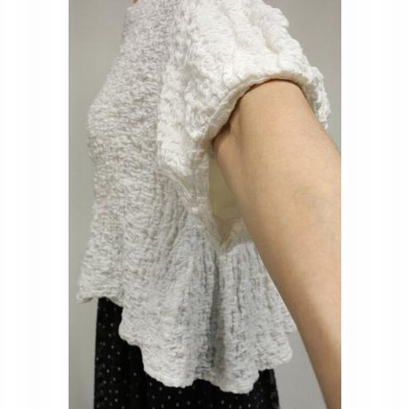 春夏最終処分【ベアトリス/E86212/60%OFF】綿ナイロンストレッチフクレジャカード丸首バックペプラムフレアーワイドパフ４分袖/spc/5i56/9i51b453xx 春夏最終処分【ベアトリス/E86212/60%OFF】綿ナイロンストレッチ
