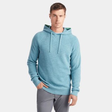 【G/FORE】WAFFLE STITCH MERINO WOOL HOODED SWEATER 男士 美利奴連帽長袖上衣