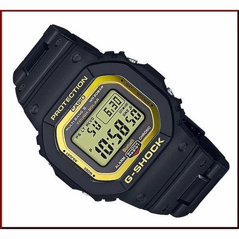 CASIO G-SHOCK カシオ Gショック Connectedエンジン搭載 モバイルリンク ソーラー電波腕時計 コンポジットバンド  ブラック/ゴールド GW-B5600BC-1 海外モデル | LINEブランドカタログ