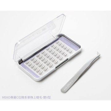 MEKO 專屬C位韓系單株睫毛(附夾子) 假睫毛 上睫毛 下睫毛 現貨