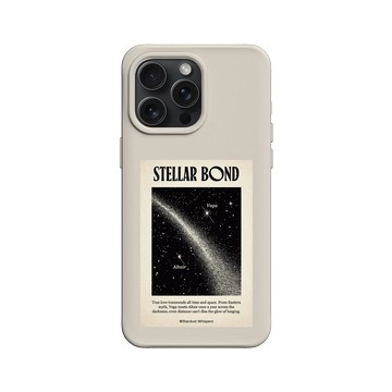 iPhone 15 Pro Max SolidX 貝殼灰 - Valentine's Day Collection - 織女星與牛郎星：穿越時空的抱擁