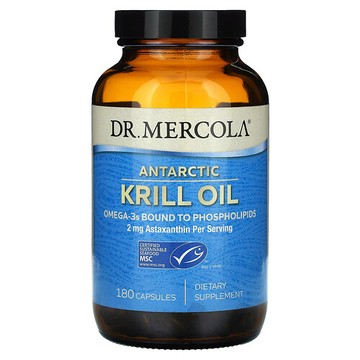 Dr. Mercola, 南極磷蝦油，180 粒膠囊