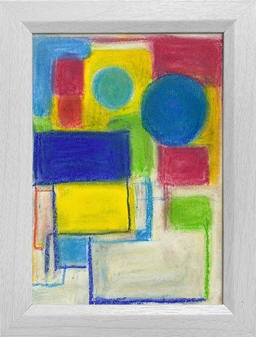 粉彩畫 作品構圖