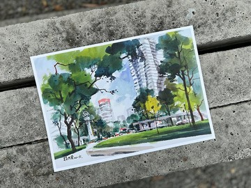 風景藝術微噴-台中草悟道