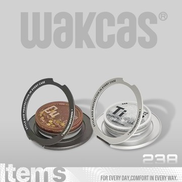 【Wakcas】多功能支架 Magsafe 流沙銅鈦化學式磁吸手機支架 多角度支撐 磁吸 氣囊支架 指環支架 支架