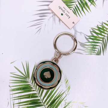 美國代購 台灣現貨 Kate spade 圓形logo 鑰匙圈吊飾【送禮精選★APP下單點數4倍送】