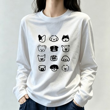 免運 【舒適親膚】女裝 韓系 棉t 寬鬆大學t長袖 中大尺碼 長t 長袖內搭 shirt 大碼韓國大t 2694