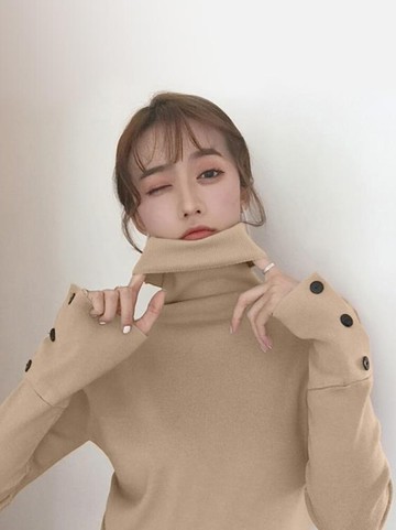 針織 高領毛衣女秋冬打底衫2019新款內搭堆堆領黑色長袖加厚套頭針織衫 曼慕衣櫃